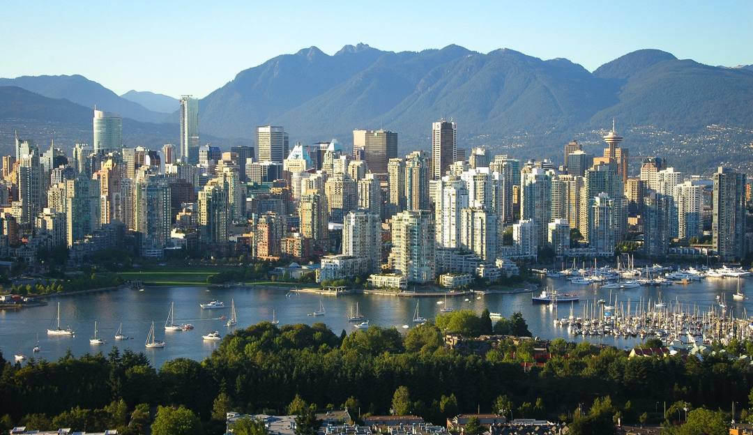 Vancouver BC beach and ocean